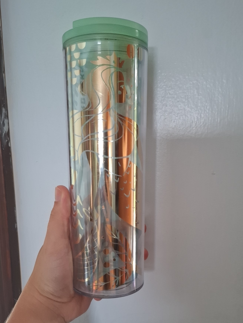 Starbucks Clear Mermaid Tumbler